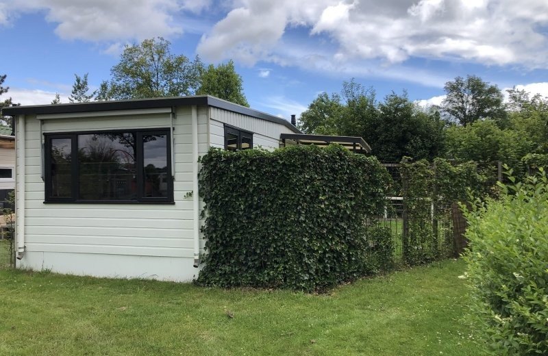 Caravan 4*++ A with air conditioning | 2 adults and 2 children (log cabin with bunk beds)