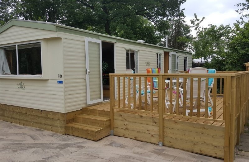 Caravan 4* D | 2 adults and 5 children (log cabin with bunk beds)
