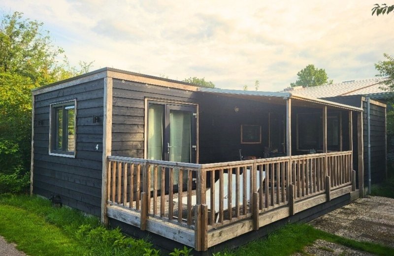 Chalet 45m² H with air conditioning | 4 - 6 persons (Log cabin with bunk beds)